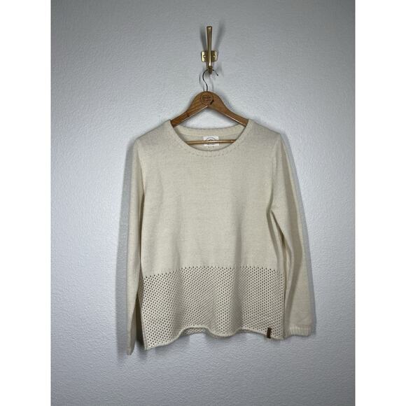Passenger Womens Songbird Knitted Jumper Sweater Medium Off White - Picture 1 of 8